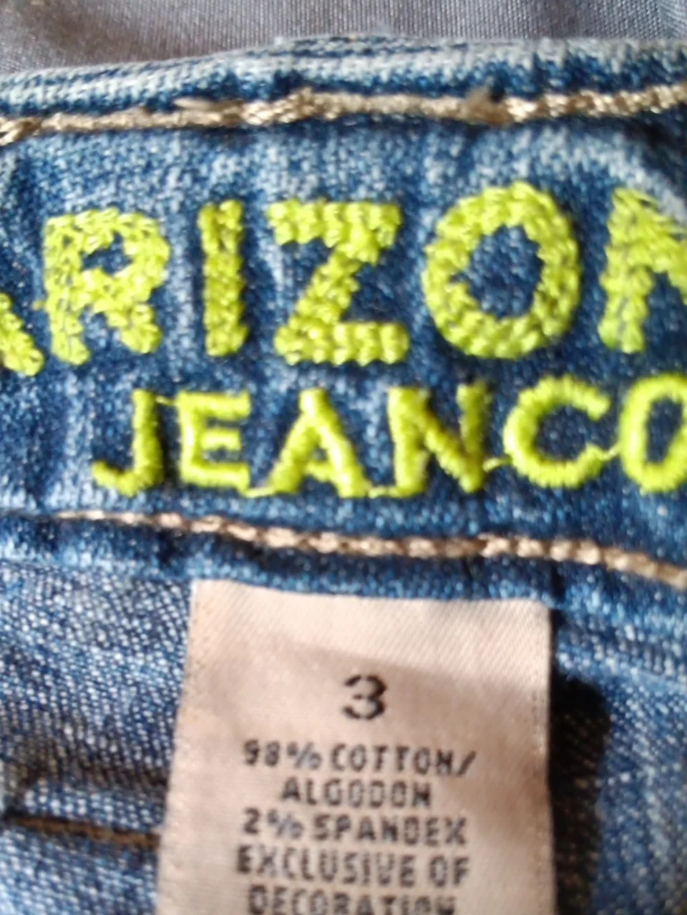 Arizona Juniors Light Blue Denim  Shorts
